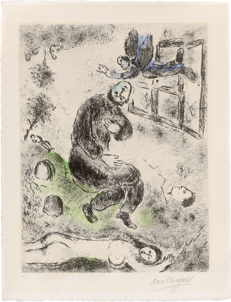 Lot 7150, Auction 126, Chagall, Marc, Aus: Louis Aragon, Celui qui dit les choses sans rien dire