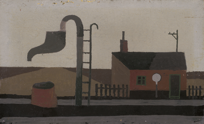 Lot 7162, Auction 126, Beneš, Vlastimil, Bahnstation