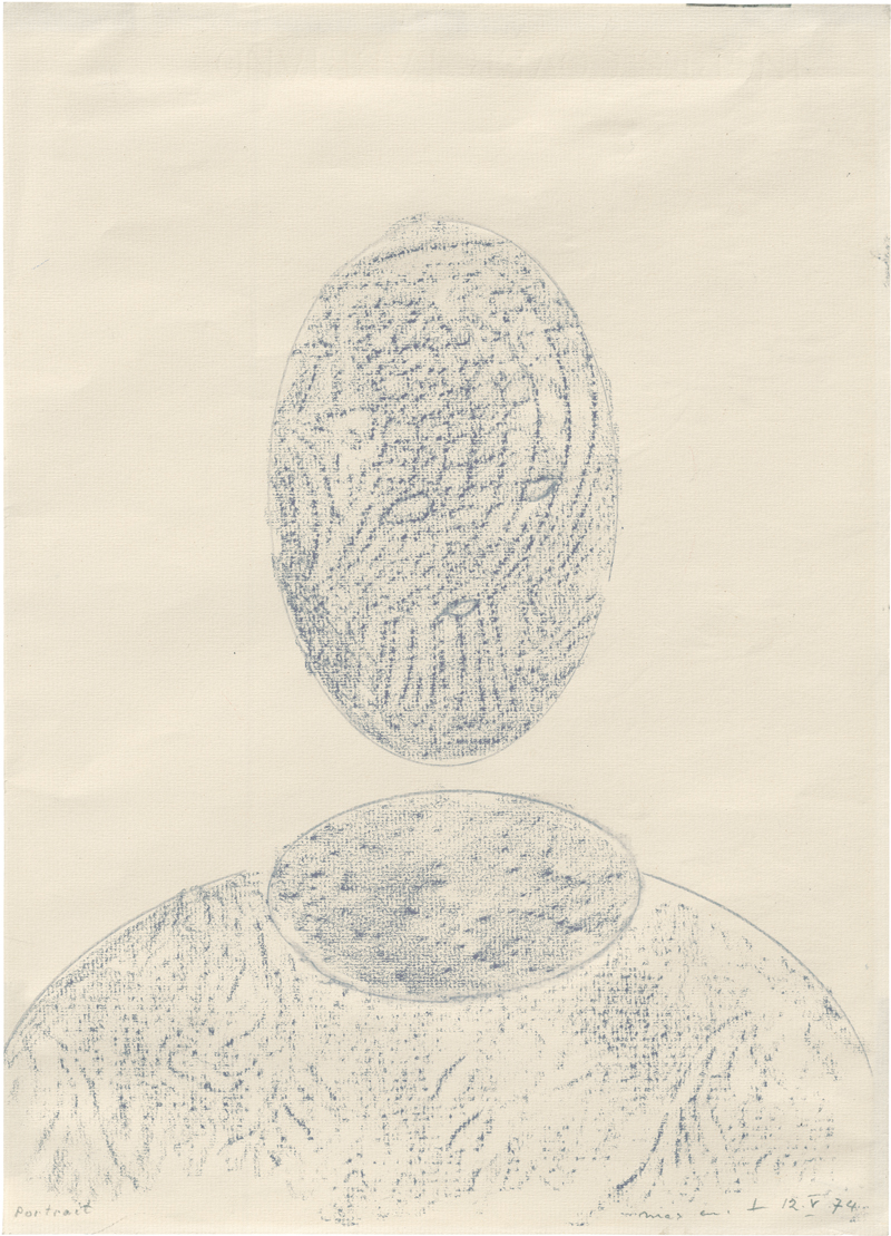 Lot 7176, Auction 126, Ernst, Max, Portrait (12. Mai 1974)