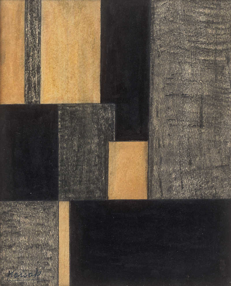 Lot 7184, Auction 126, Kassák, Lajos, Konstruktive Komposition