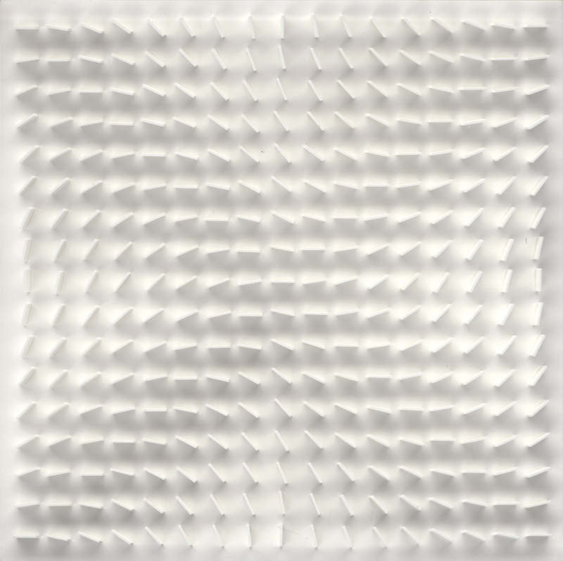 Lot 7186, Auction 126, Böhm, Hartmut, Quadratrelief 11,25° - Schrägkreuz (Aus: Visuell veränderliche Struktur)