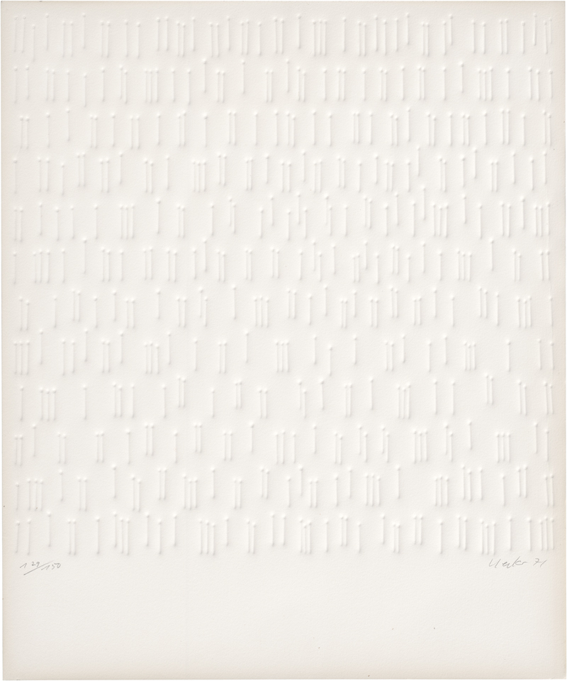 Lot 7191, Auction  126, Uecker, Günther, Ohne Titel