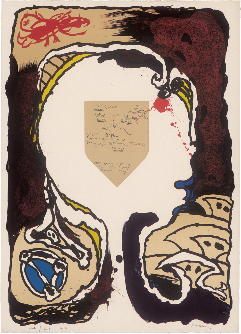 Lot 7206, Auction  126, Alechinsky, Pierre, Composition (Pour Jorn)