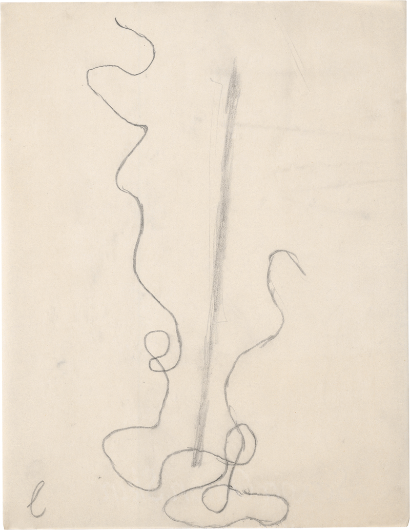 Lot 8030, Auction  126, Bauer, Rudolf, Lineare Komposition