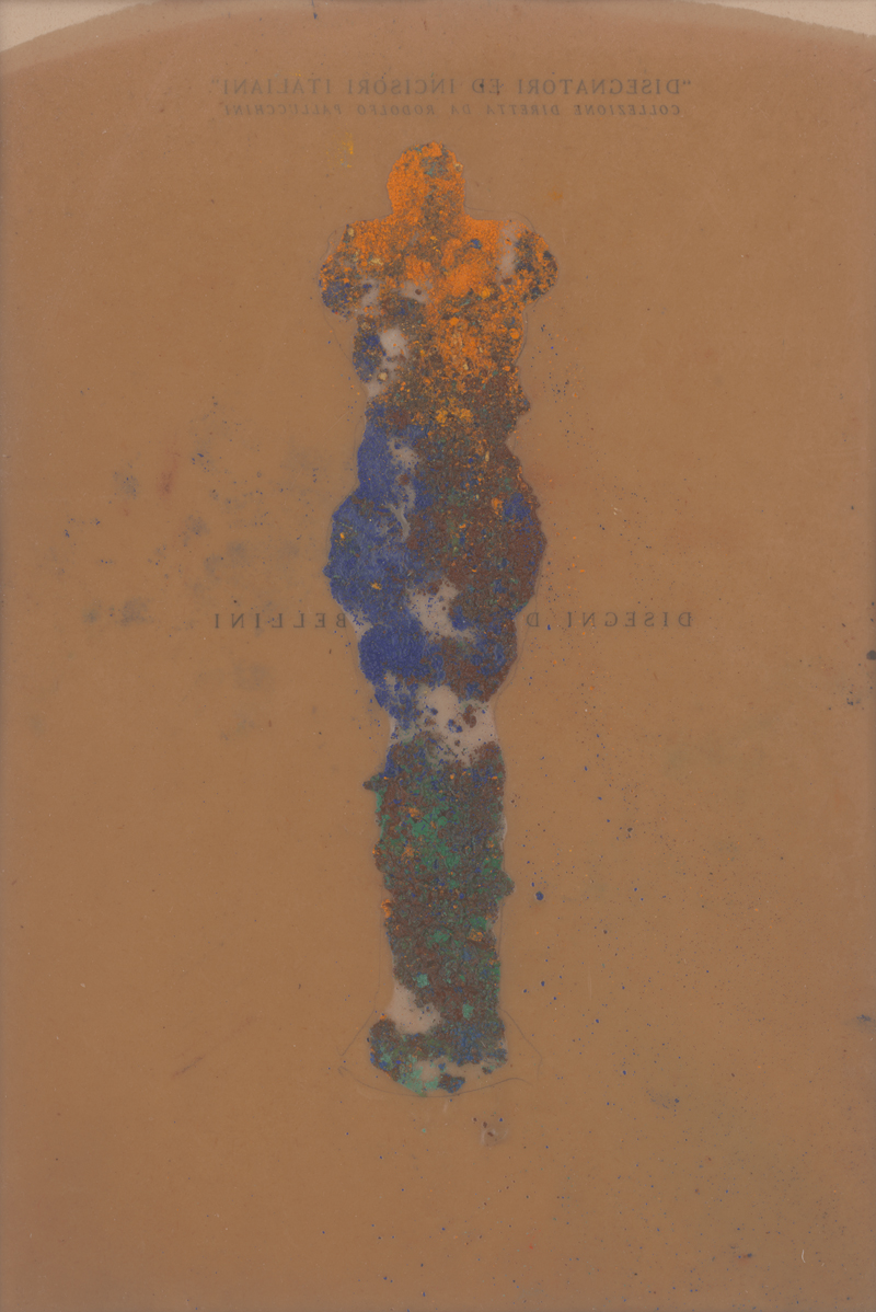 Lot 8064, Auction  126, Brodwolf, Jürgen, Figur vor Hügel mit Inschriften