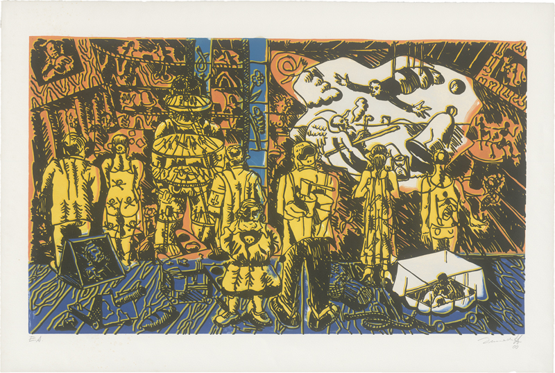 Lot 8132, Auction 126, Immendorff, Jörg, The Rake's Progress