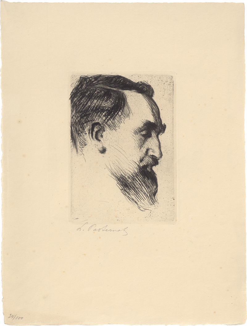 Lot 8223, Auction 126, Pasternak, Leonid Osipovich, Portrait Hermann Struck